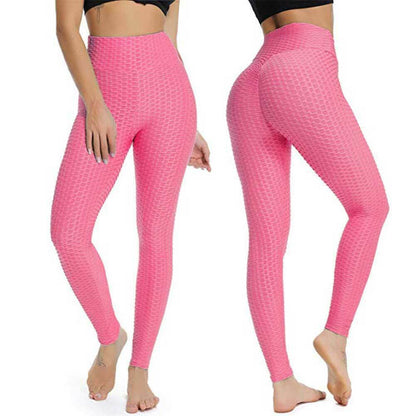 Anti-Cellulite High Waisted Textured Leggings